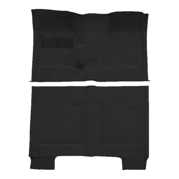 1962-1967 Chevrolet Chevy II Nova 4DR Sedan 4spd Bucket Seat Loop Carpet Flooring 01 Black - ACC 01 Black