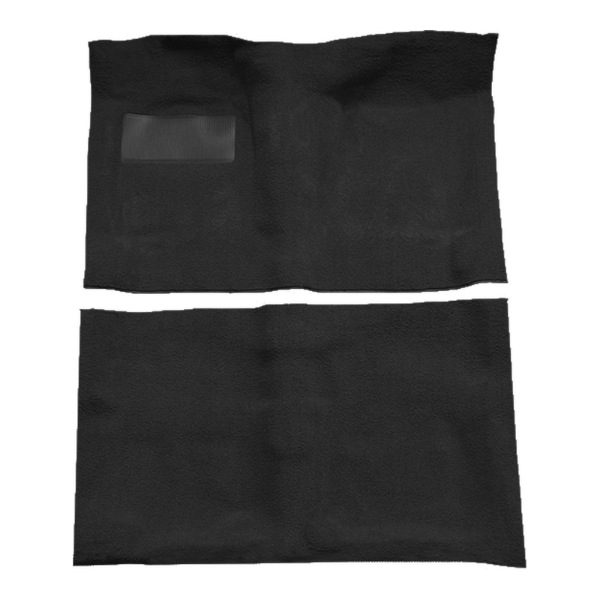 1964-1967 Chevrolet El Camino 4spd Bench Seat Loop Carpet Flooring 01 Black - ACC 01 Black