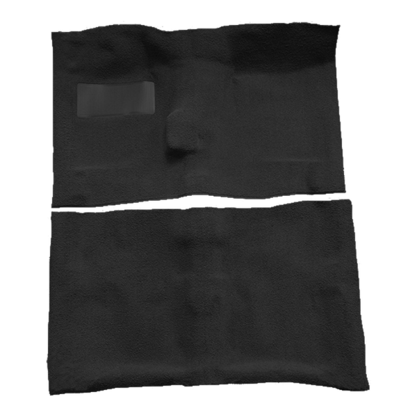 1964-1967 Chevrolet El Camino 4spd Bucket Seat Loop Carpet Flooring 01 Black - ACC 01 Black