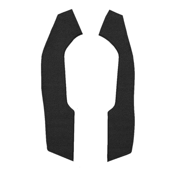 1965 Plymouth Satellite Console Strip 2DR Auto with Board 2pc Loop Carpet Flooring 01 Black - ACC 01 Black