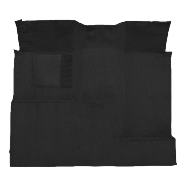 1966-1973 Ford Bronco Pass Area Loop Carpet Flooring 01 Black - ACC 01 Black