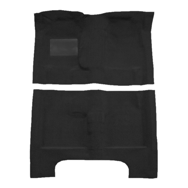 1967 Plymouth Valiant Signet 2DR 4spd with Tails Loop Carpet Flooring 01 Black - ACC 01 Black