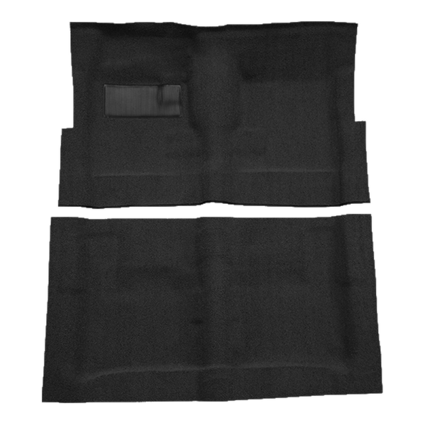 1967-1968 Oldsmobile Delmont 88 2DR Loop Carpet Flooring 01 Black - ACC 01 Black