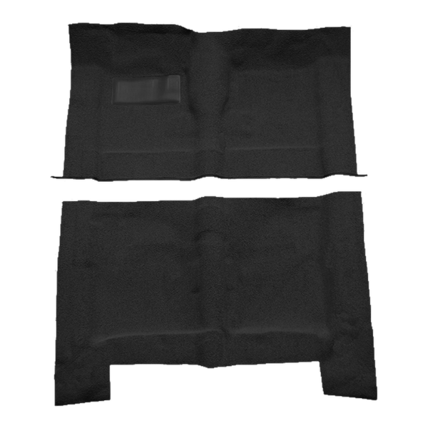 1967-1968 Oldsmobile Delmont 88 4DR Loop Carpet Flooring 01 Black - ACC 01 Black