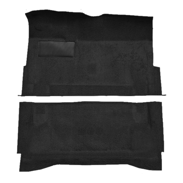 1967-1970 Cadillac Eldorado Cutpile Carpet Flooring 801 Black - ACC 801 Black