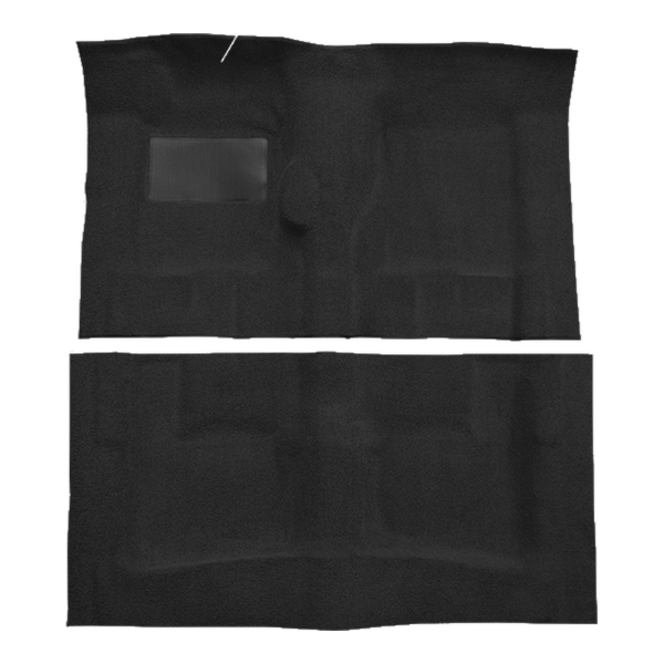 1967-1970 Pontiac Executive 2DR 4spd Loop Carpet Flooring 01 Black - ACC 01 Black