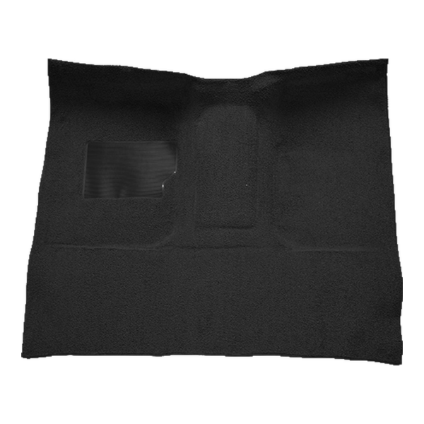 1967-1972 Ford F-350 Reg Cab 2WD 4spd w/Gas Tank in Cab Floor Shift Loop Carpet Flooring 01 Black - ACC 01 Black