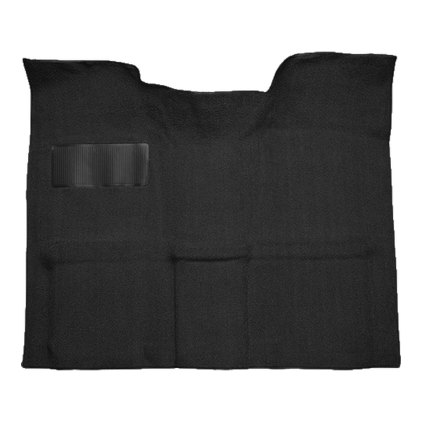 1967-1972 GMC C25/C2500 Pickup Reg Cab 2WD Auto 400 Trans w/Gas Tank in Cab Column Shift Low Tunnel Loop Carpet Flooring 01 Black - ACC 01 Black