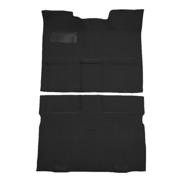1967-1972 GMC C25/C2500 Suburban 2WD Auto/3spd Column Shift Pass Area Loop Carpet Flooring 01 Black - ACC 01 Black