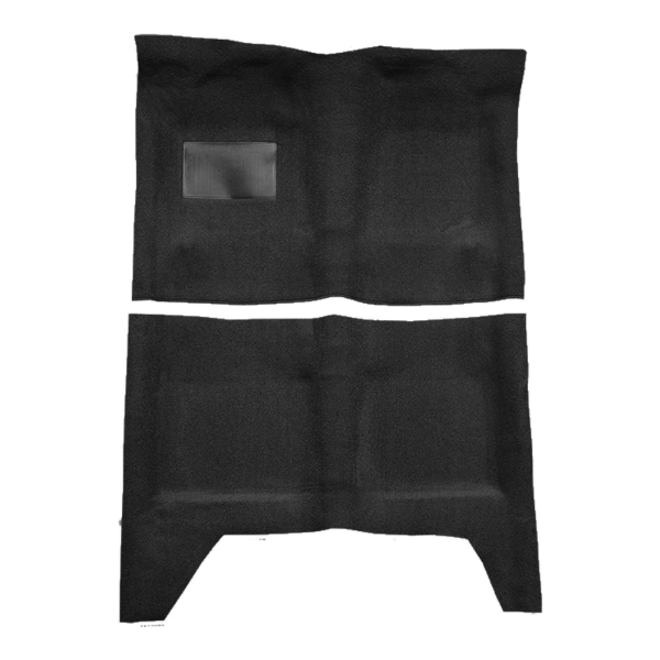 1967-1973 Plymouth Valiant 4DR Auto Loop Carpet Flooring 01 Black - ACC 01 Black