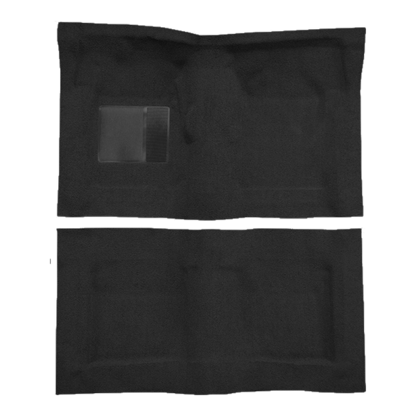 1968 Ford Galaxie 500 2DR Hardtop/Sedan 4spd Loop Carpet Flooring 01 Black - ACC 01 Black