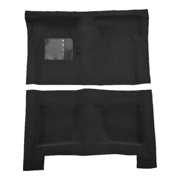 1968 Ford Galaxie 500 4DR 4spd Loop Carpet Flooring 01 Black - ACC 01 Black