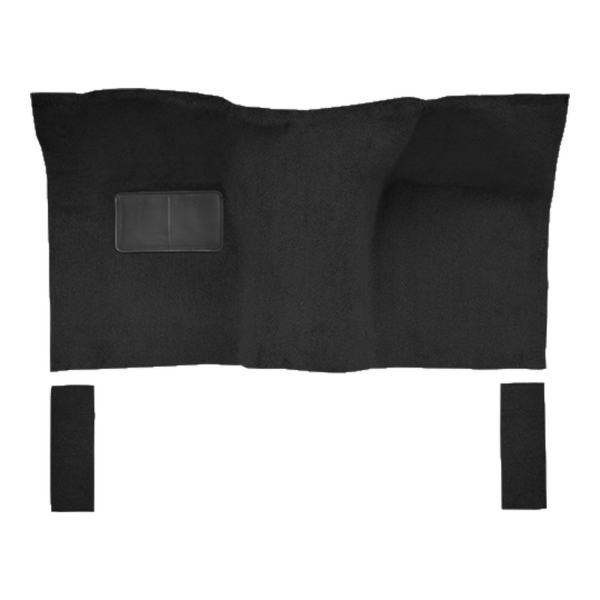 1968 International 908C Reg Cab 4WD Loop Carpet Flooring 01 Black - ACC 01 Black