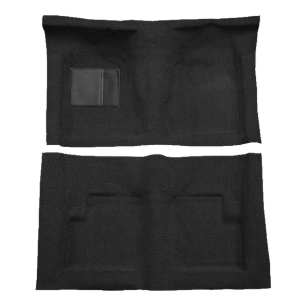 1968-1971 Ford Torino 2DR Convertible Auto Column Shift Loop Carpet Flooring 01 Black - ACC 01 Black