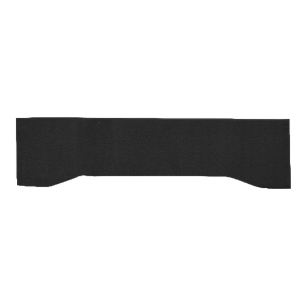 1968-1972 Chevrolet K30 Pickup Reg Cab w/o Gas Tank in Cab Rear Wall Loop Carpet Flooring 01 Black - ACC 01 Black