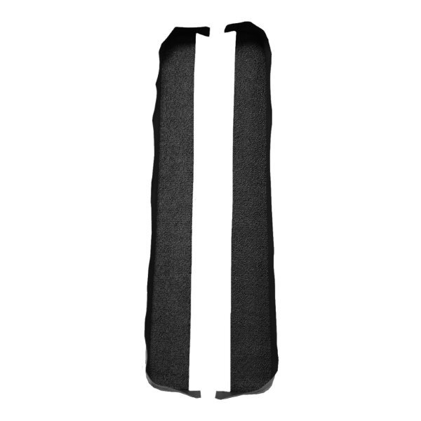 1969 Pontiac Firebird Trans Am Door Panel Inserts 2pc Loop Carpet Flooring 01 Black - ACC 01 Black