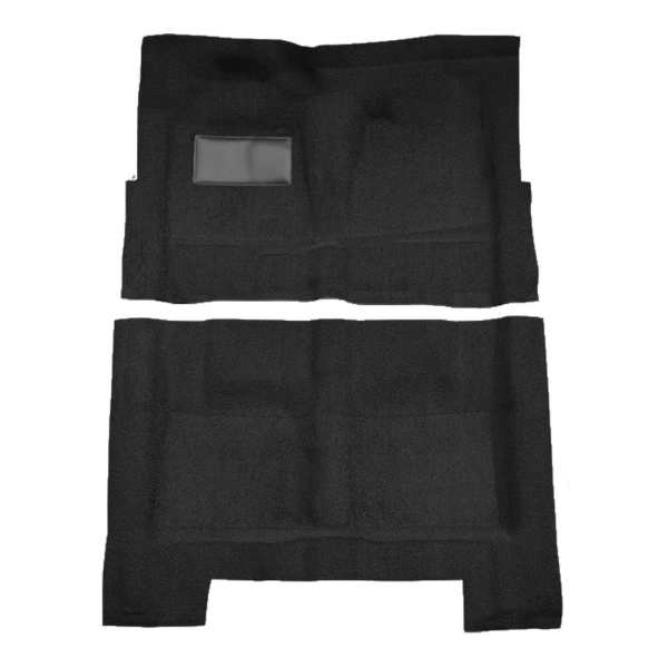 1969-1970 Cadillac Calais 4DR Cutpile Carpet Flooring 801 Black - ACC 801 Black