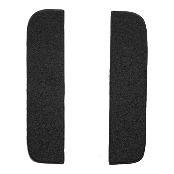 1969-1972 Chevrolet Blazer Door Panel Inserts with Cardboard 2pc Loop Carpet Flooring 01 Black - ACC 01 Black