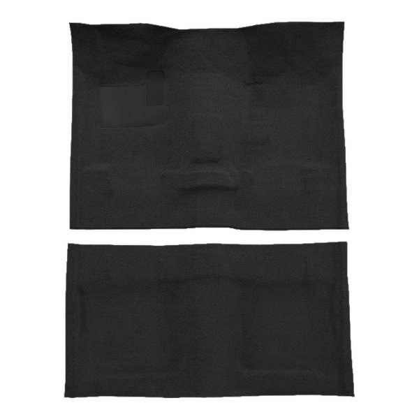 1969-1972 Chevrolet Nova 2DR Auto/Manual Bucket Seat with Console Loop Carpet Flooring 01 Black - ACC 01 Black