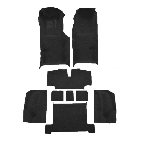 1970 Chevrolet Corvette Auto Complete with Pad Loop Carpet Flooring 01 Black - ACC 01 Black