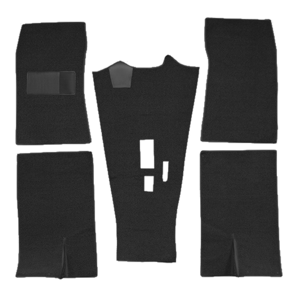 1970 Nissan 1600 Roadster Pass Area Loop Carpet Flooring 01 Black - ACC 01 Black