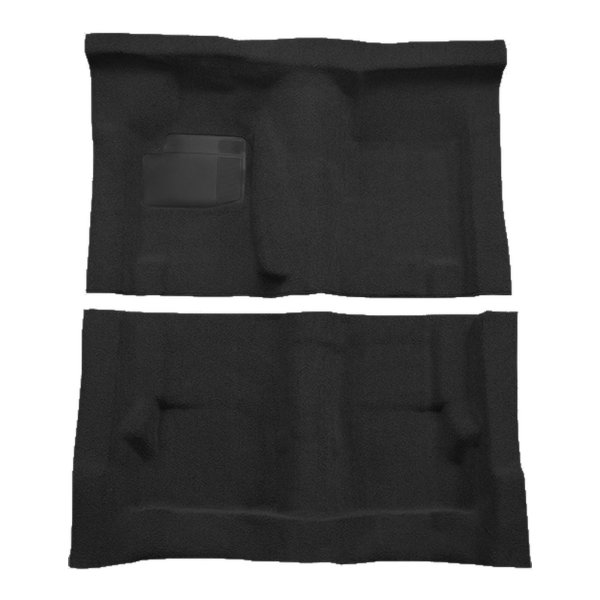 1970 Plymouth Cuda 4spd Loop Carpet Flooring 01 Black - ACC 01 Black