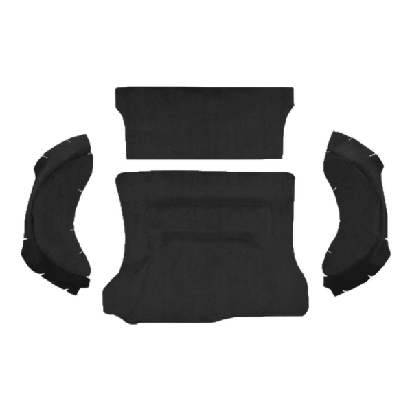 1970-1971 American Motors Gremlin Cargo Area Loop Carpet Flooring 01 Black - ACC 01 Black