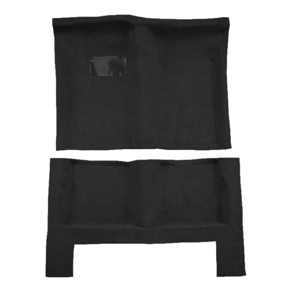 1970-1971 Ford Thunderbird 4DR Loop Carpet Flooring 01 Black - ACC 01 Black