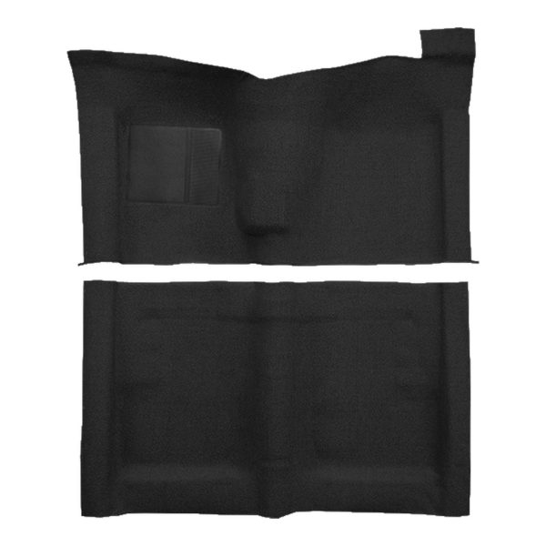 1970-1971 Mercury Cyclone 2DR Hardtop 4spd Loop Carpet Flooring 01 Black - ACC 01 Black