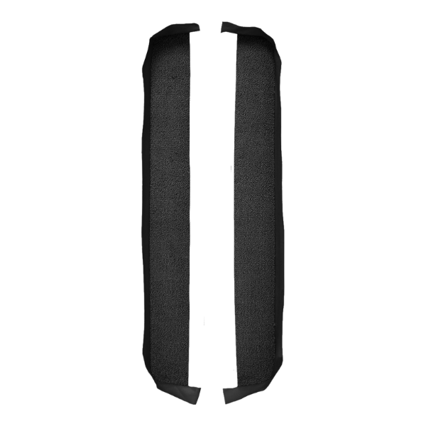 1970-1972 Buick GS Door Panel 2DR 5 Inch Inserts 2pc Loop Carpet Flooring 01 Black - ACC 01 Black