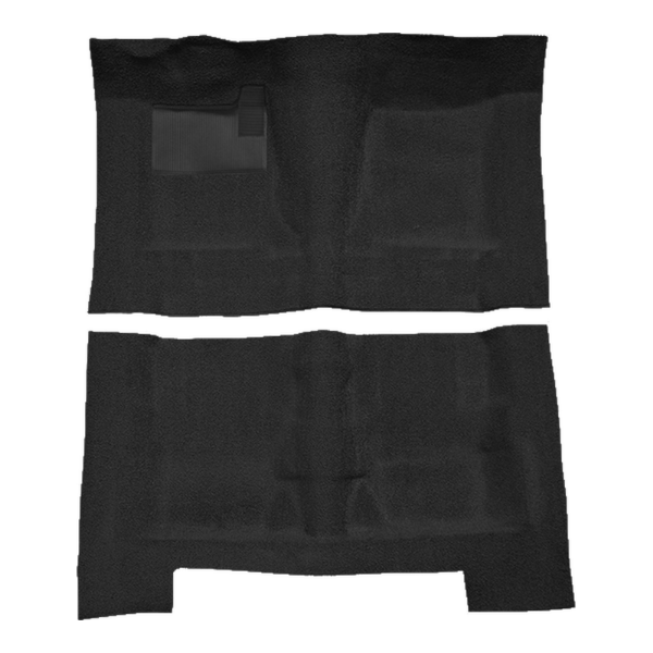 1970-1972 Chevrolet Chevelle Greenbrier 4DR Auto Loop Carpet Flooring 01 Black - ACC 01 Black