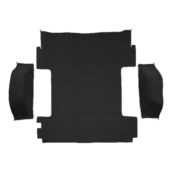 1970-1972 GMC Jimmy Cargo Area Loop Carpet Flooring 01 Black - ACC 01 Black
