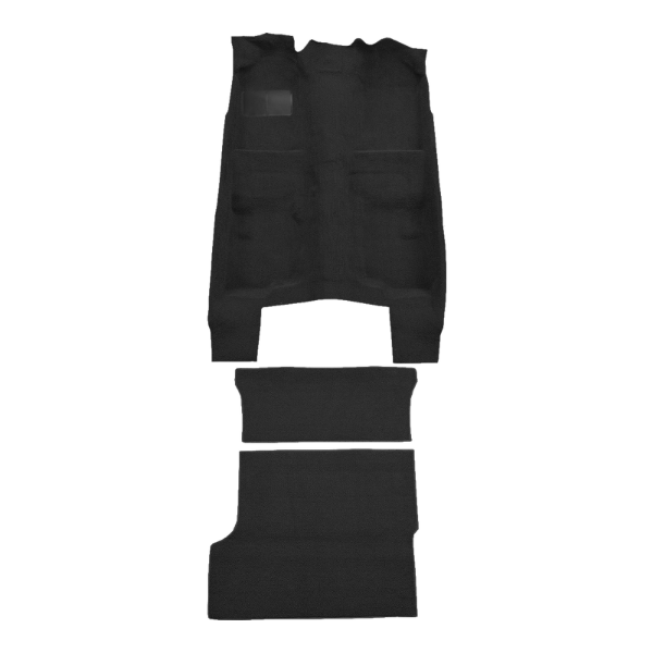 1970-1973 American Motors Hornet 4DR Wagon Complete Loop Carpet Flooring 01 Black - ACC 01 Black
