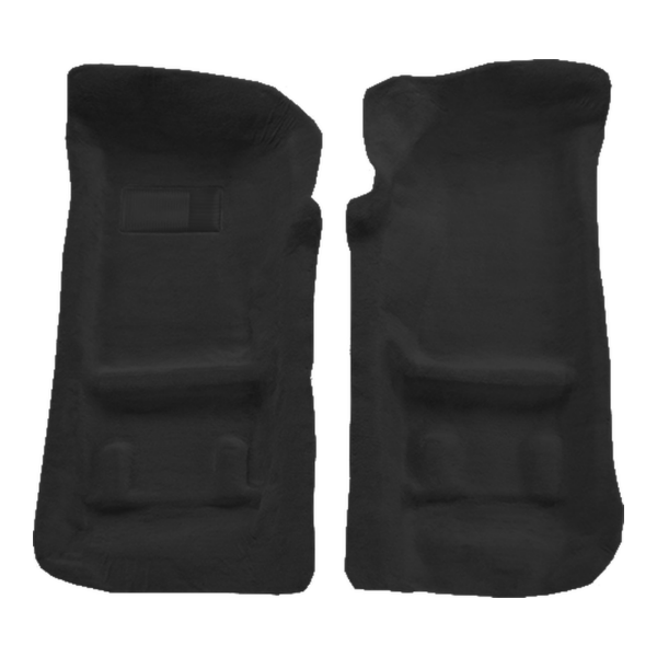1970-1973 Nissan 240Z Pass Area Molded Loop Carpet Flooring 01 Black - ACC 01 Black