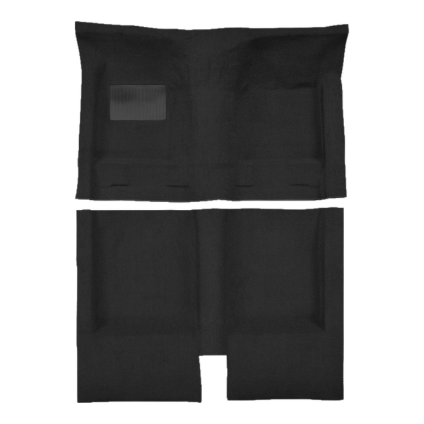 1971-1973 American Motors Matador 4DR Sedan/Wagon Loop Carpet Flooring 01 Black - ACC 01 Black