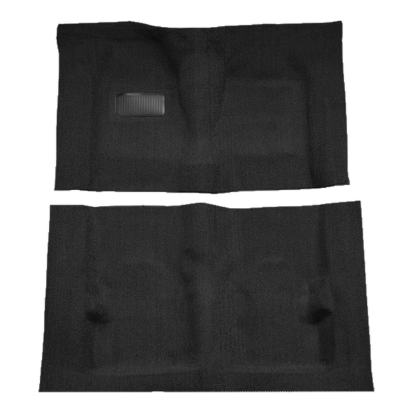 1971-1973 Cadillac DeVille 2DR Coupe Loop Carpet Flooring 01 Black - ACC 01 Black