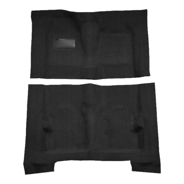 1971-1973 Cadillac Fleetwood 4DR Loop Carpet Flooring 01 Black - ACC 01 Black