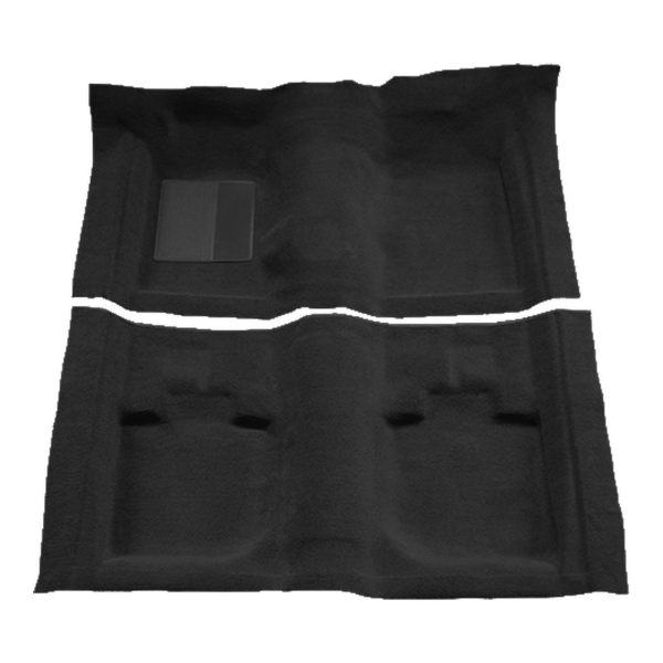 1971-1973 Mercury Cougar Convertible Nylon Carpet Flooring 601 Black - ACC 601 Black