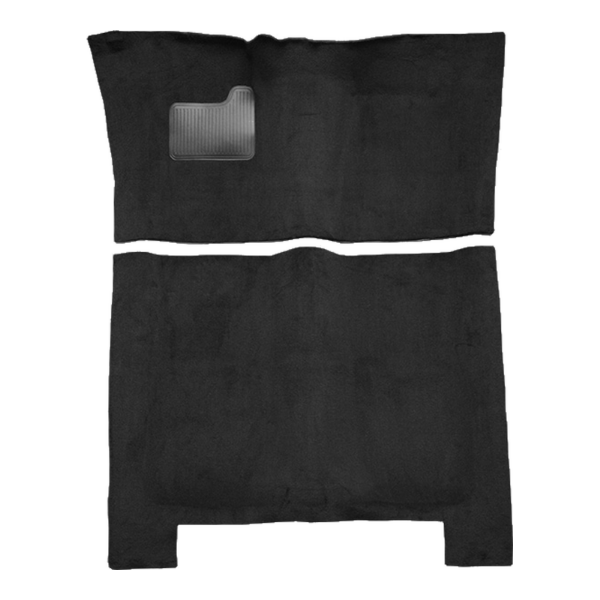 1971-1973 Oldsmobile 98 2DR Loop Carpet Flooring 01 Black - ACC 01 Black