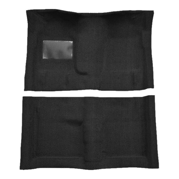 1971-1973 Plymouth Scamp 4spd Loop Carpet Flooring 01 Black - ACC 01 Black