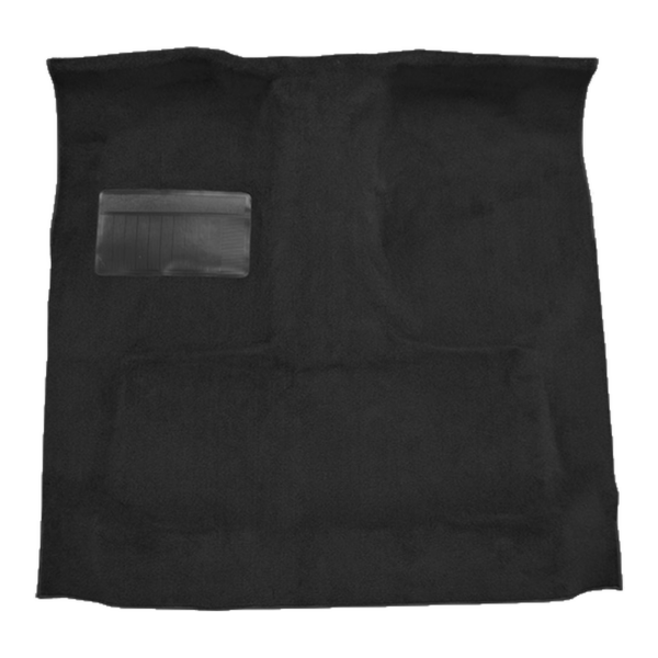 1972-1973 Dodge D300 Pickup Reg Cab 2WD Auto Loop Carpet Flooring 01 Black - ACC 01 Black
