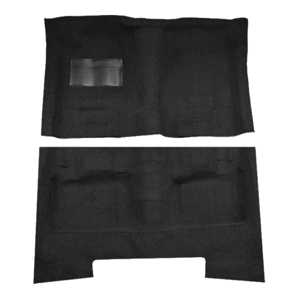 1972-1973 Plymouth Gran Fury 2DR Auto Loop Carpet Flooring 01 Black - ACC 01 Black
