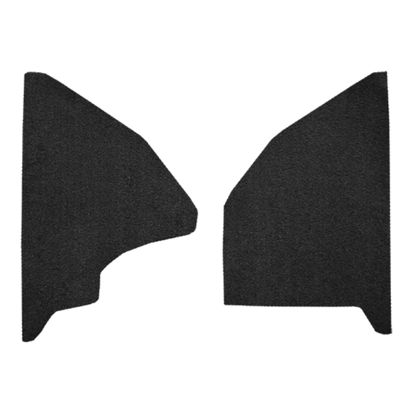 1973 Ford F-350 Kick Panel Inserts Loop Mass Carpet Flooring 01 Black - ACC 01 Black