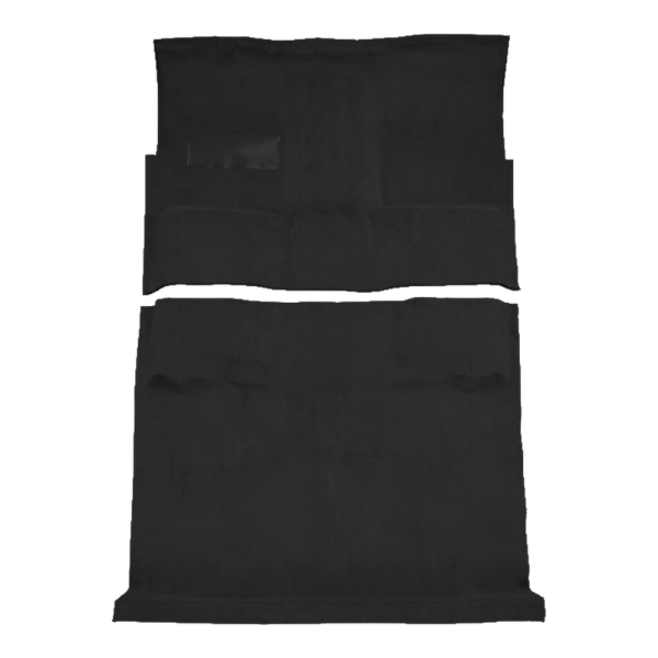 1973 GMC K15/K1500 Suburban 4WD Pass Area Loop Carpet Flooring 01 Black - ACC 01 Black
