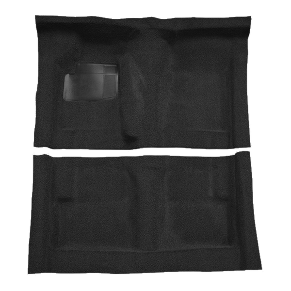 1974 Plymouth Cuda 4spd Cutpile Carpet Flooring 801 Black - ACC 801 Black