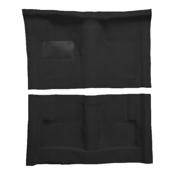 1974 Plymouth Satellite 4DR Cutpile Carpet Flooring 801 Black - ACC 801 Black