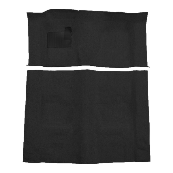 1974-1975 Pontiac Firebird Trans Am 4spd with Tail Cutpile Carpet Flooring 801 Black - ACC 801 Black