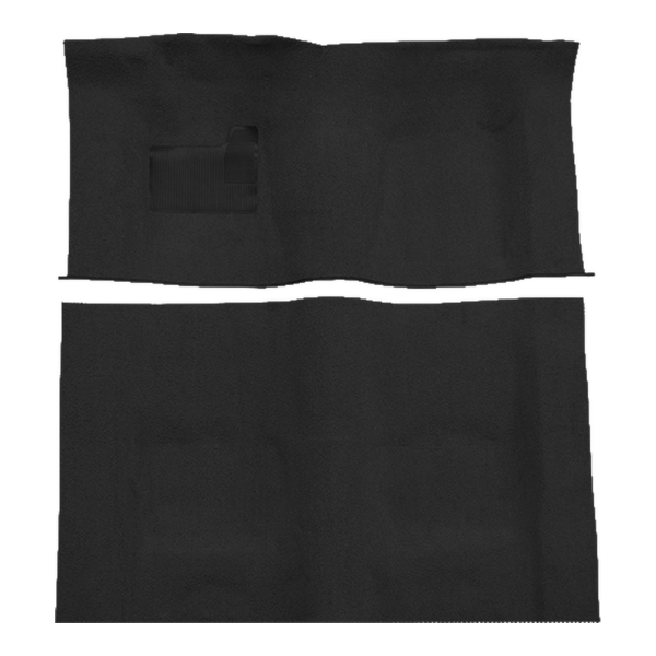 1974-1975 Pontiac Firebird Trans Am Auto w/o Tail Cutpile Carpet Flooring 801 Black - ACC 801 Black