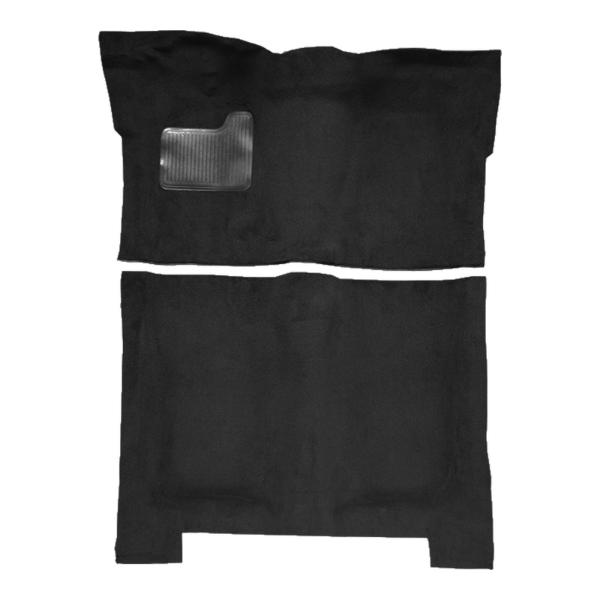 1974-1975 Pontiac LeMans Safari 4DR Wagon Cutpile Carpet Flooring 801 Black - ACC 801 Black