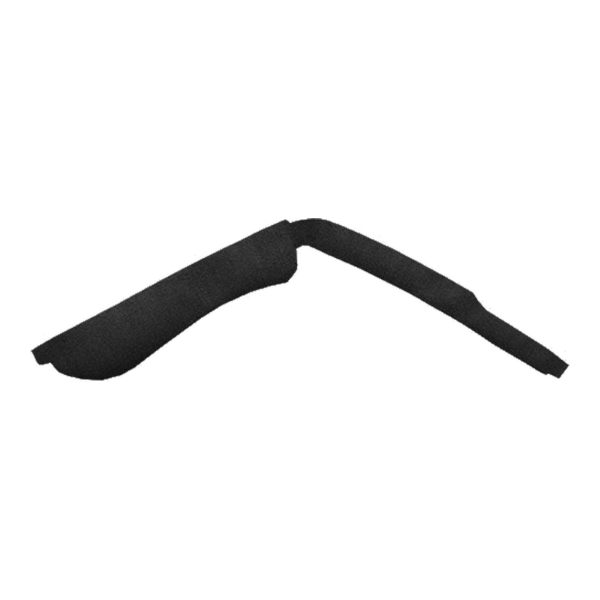 1974-1976 Plymouth Valiant Auto Console Strip 1pc Cutpile Carpet Flooring 801 Black - ACC 801 Black